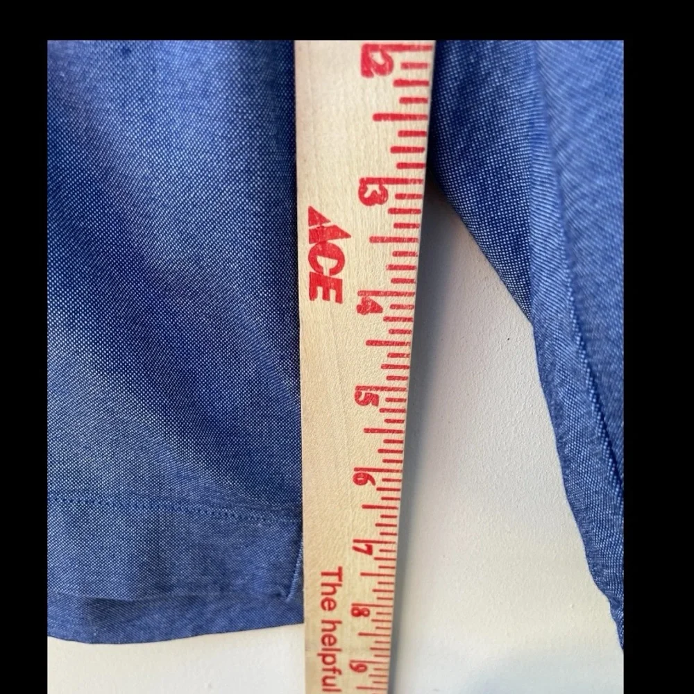 J.Crew Gramercy Blue Chino Casual Shorts - Size 36W
